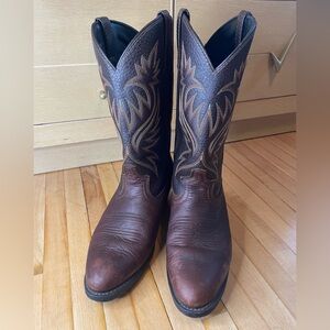 Laredo Men's Dark Brown Leather Boots